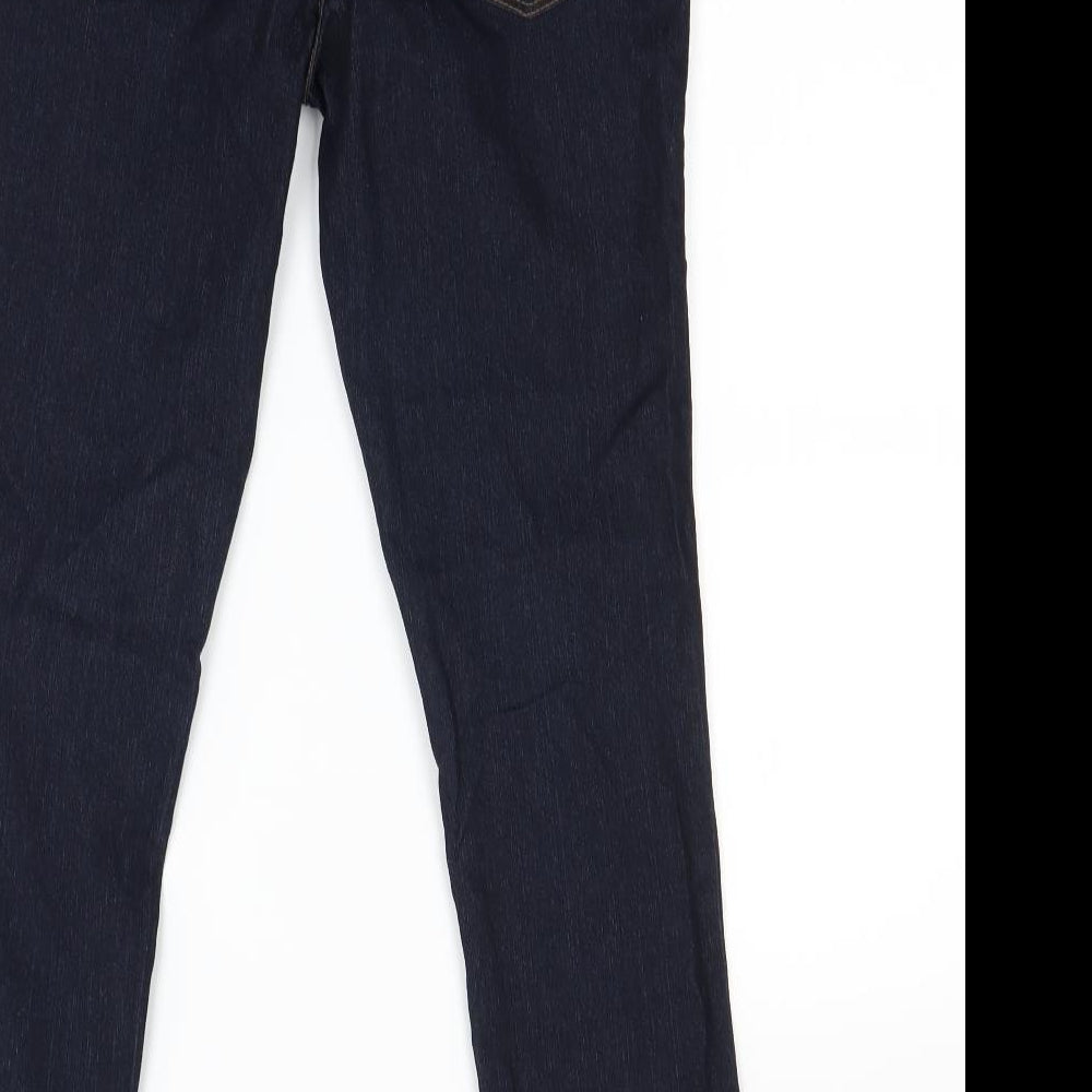 Preworn Womens Blue Skinny Jeans Size 6 L28 in