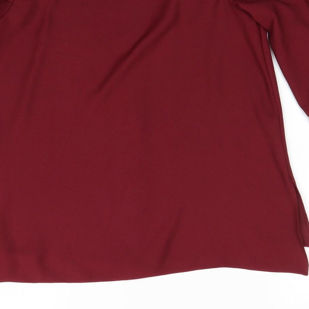 River Island Womens Purple Basic Blouse Size 8