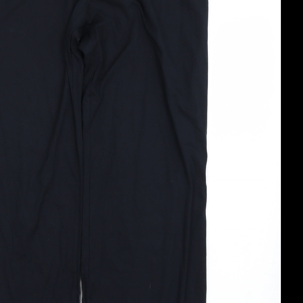 m&S Womens Blue Trousers Size 18 L26.5 in