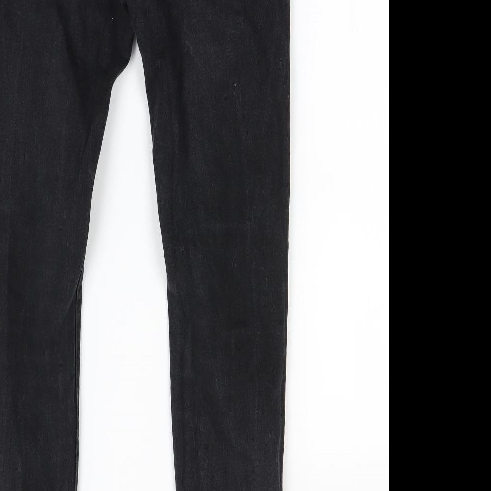 Bellfield Womens Black Straight Jeans Size S L30 in