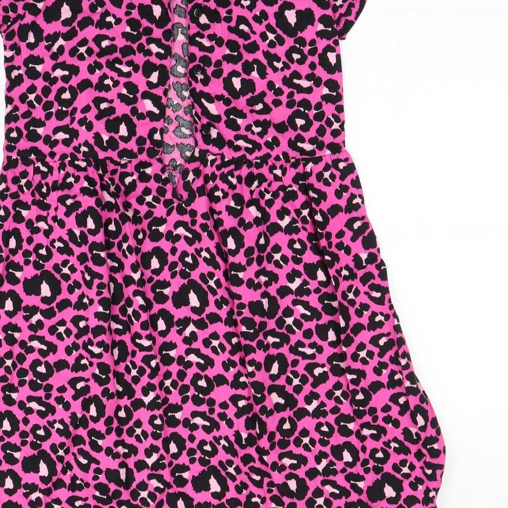 I love girls wear Girls Orange Animal Print Shift Size 10 Years
