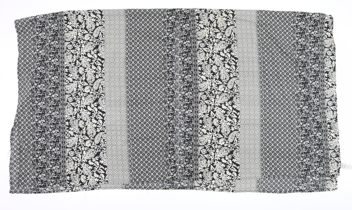 New Look Womens Black Floral Shawl/Wrap