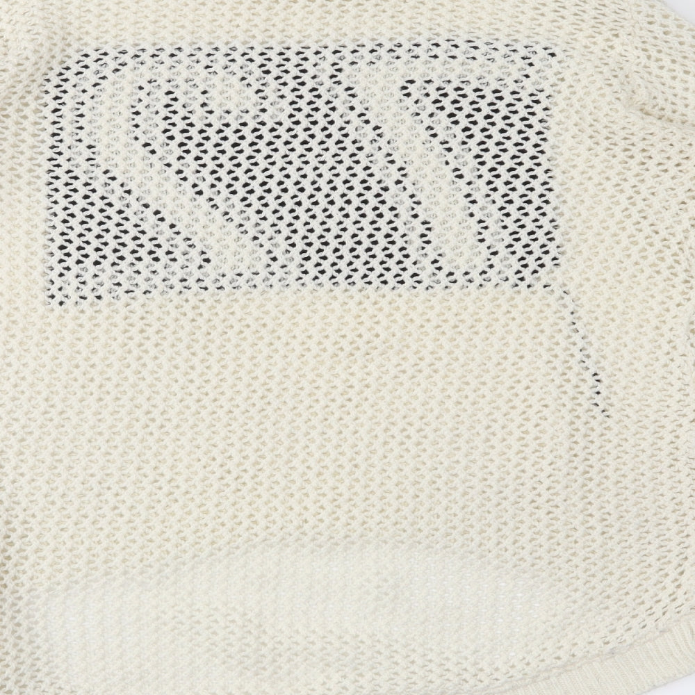 Too True Womens Ivory Pullover Jumper Size S
