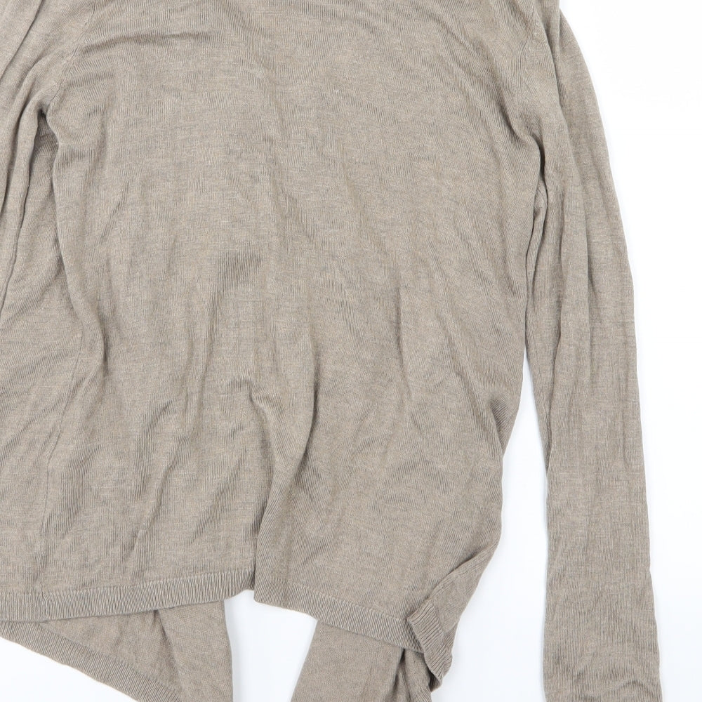 Primark Womens Brown Knit Cardigan Jumper Size M