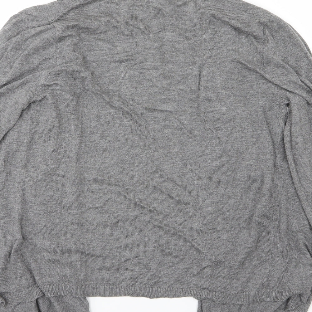 Primark Womens Grey Knit Cardigan Jumper Size M