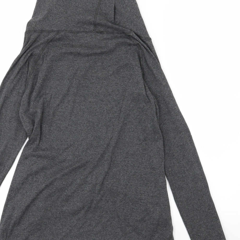 Preworn Womens Grey Jersey Pullover Hoodie Size M