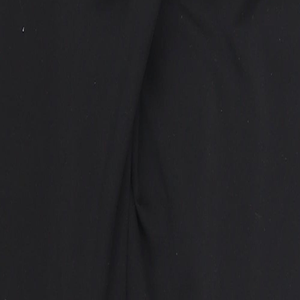 Preworn Womens Black Track Pants Leggings Size 28 in L30 in