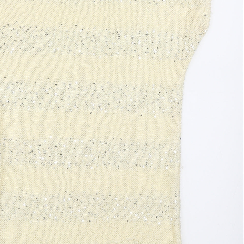 NEXT Womens Beige Pullover Jumper Size 8