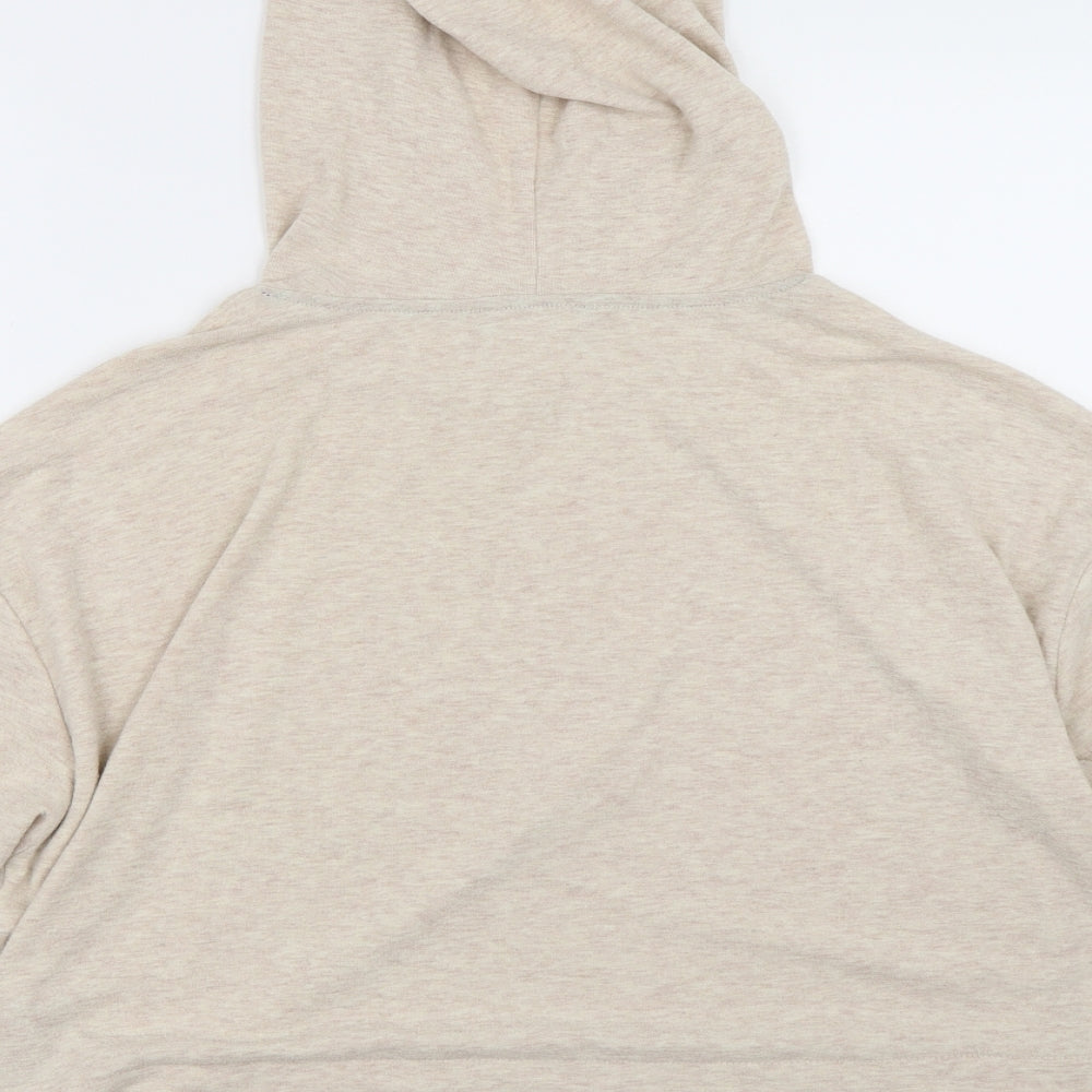 New Look Womens Beige Pullover Hoodie Size M