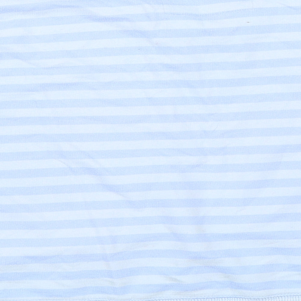 Marks and Spencer Womens Blue Striped Pullover Jumper Size 14