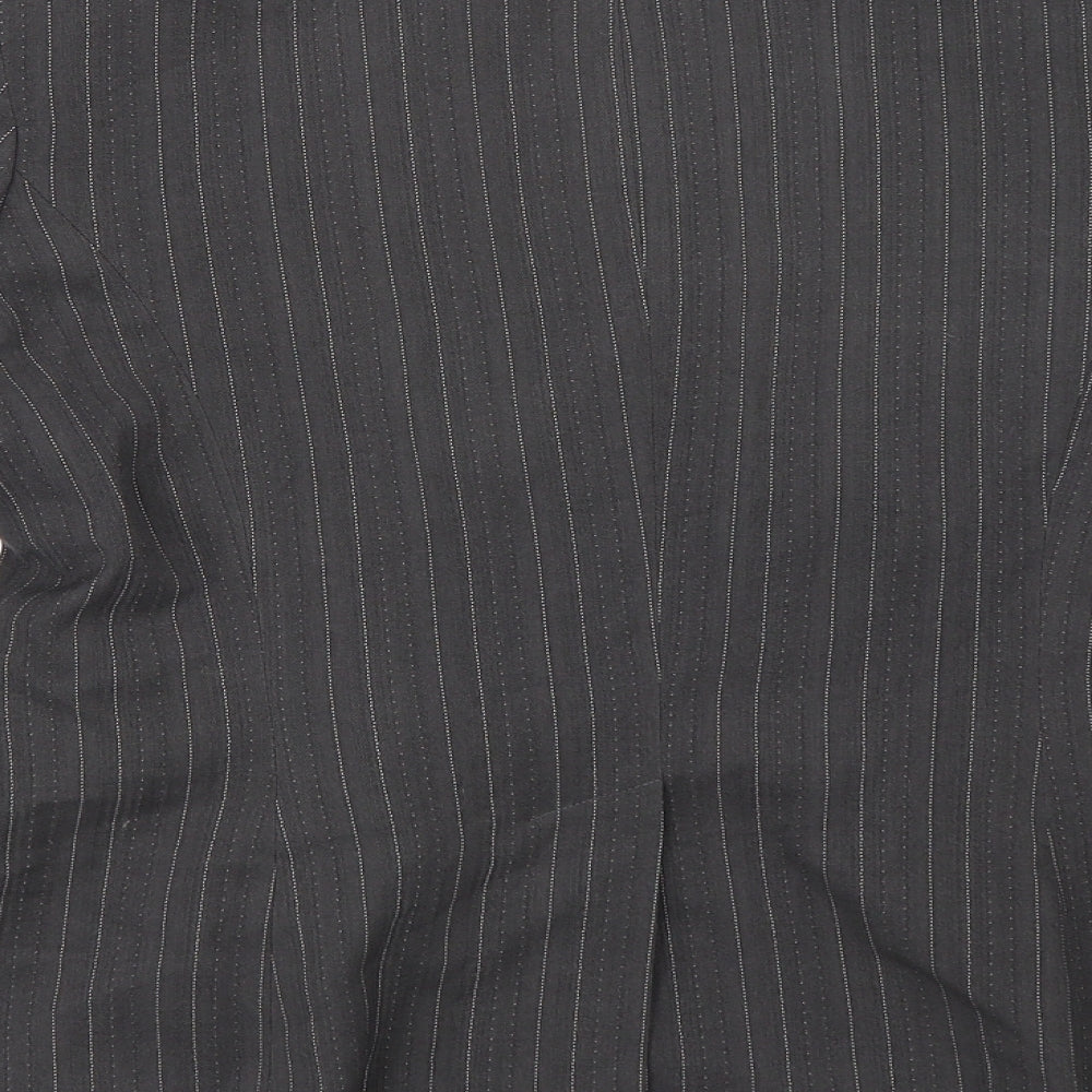 Preworn Womens Grey Jacket Blazer Size 14