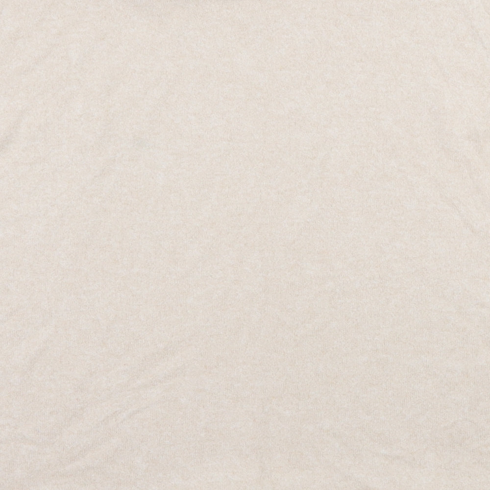 New Look Womens Ivory Knit Pullover Jumper Size M