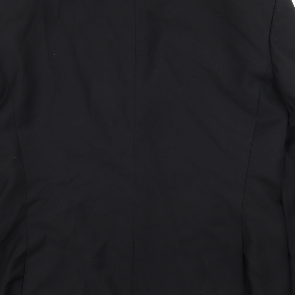 Peter Van Holland Mens Black Jacket Suit Jacket Size M