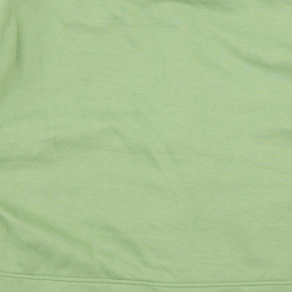 Exe Collection Womens Green Jersey Pullover Sweatshirt Size M - Fruit