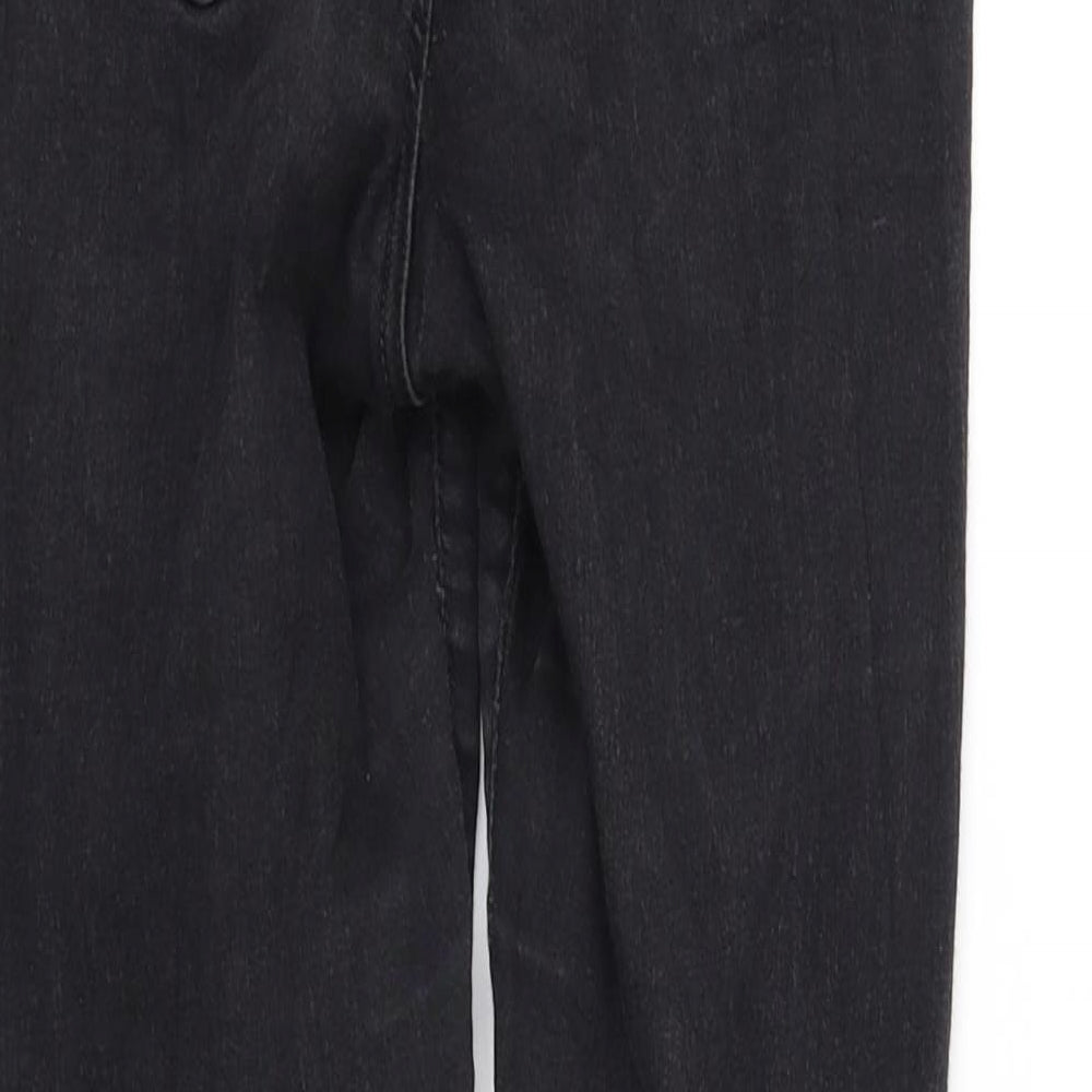 pre worn Womens Black Straight Jeans Size S L30 in