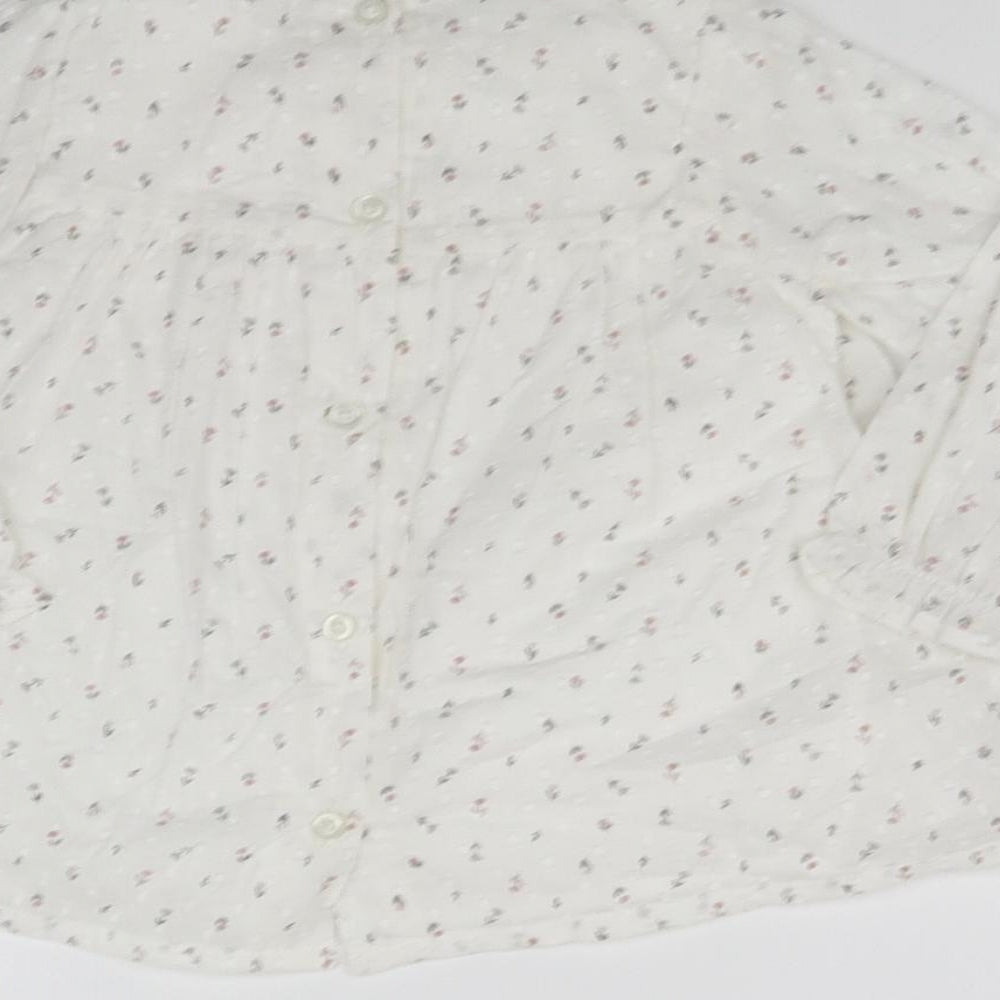 pre worn White Houndstooth Fit & Flare Size 12-18 Months