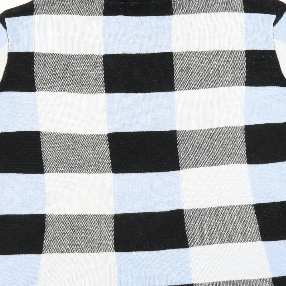 F&F Womens Black Check Pullover Jumper Size 8