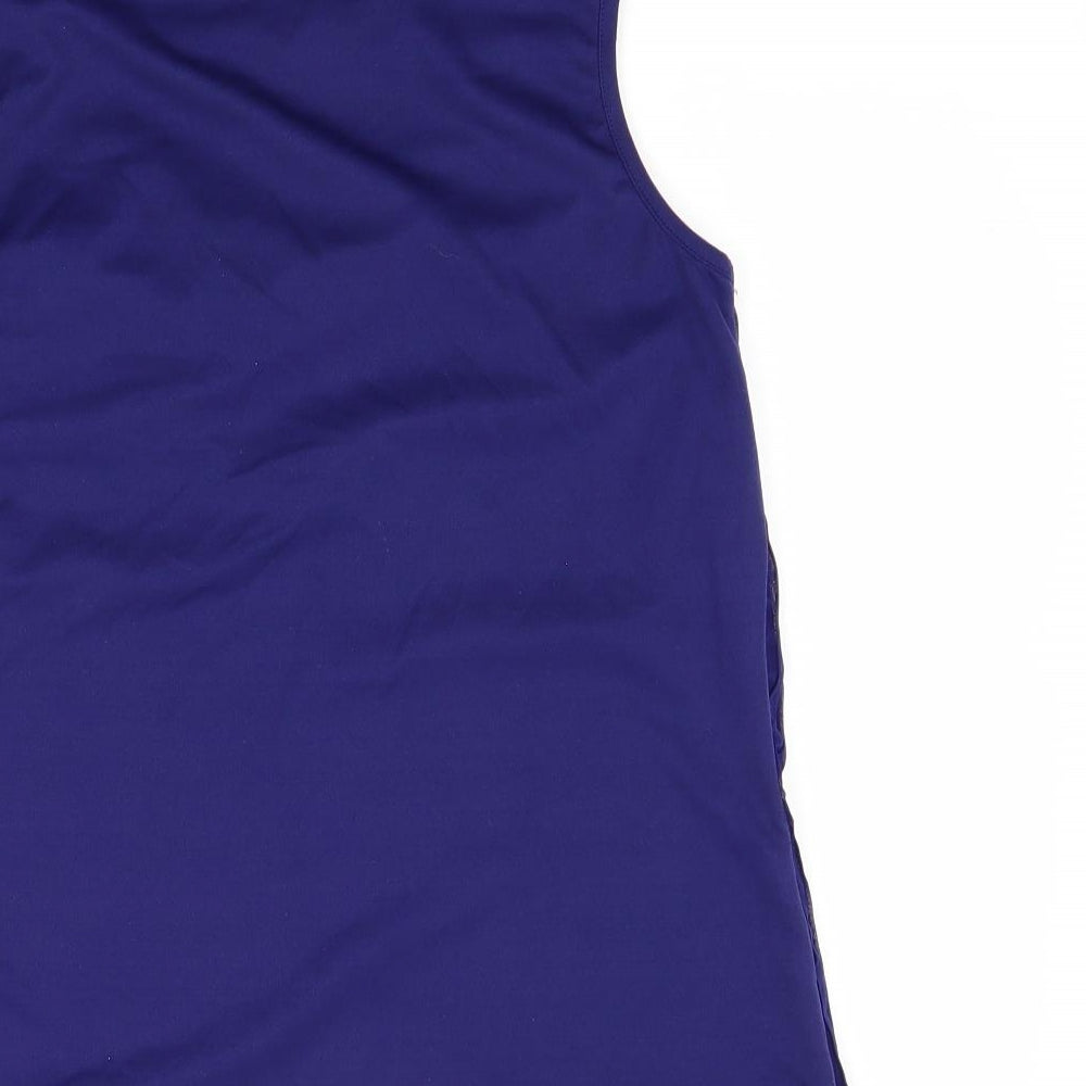 Dunes Womens Blue Blouse Size 12