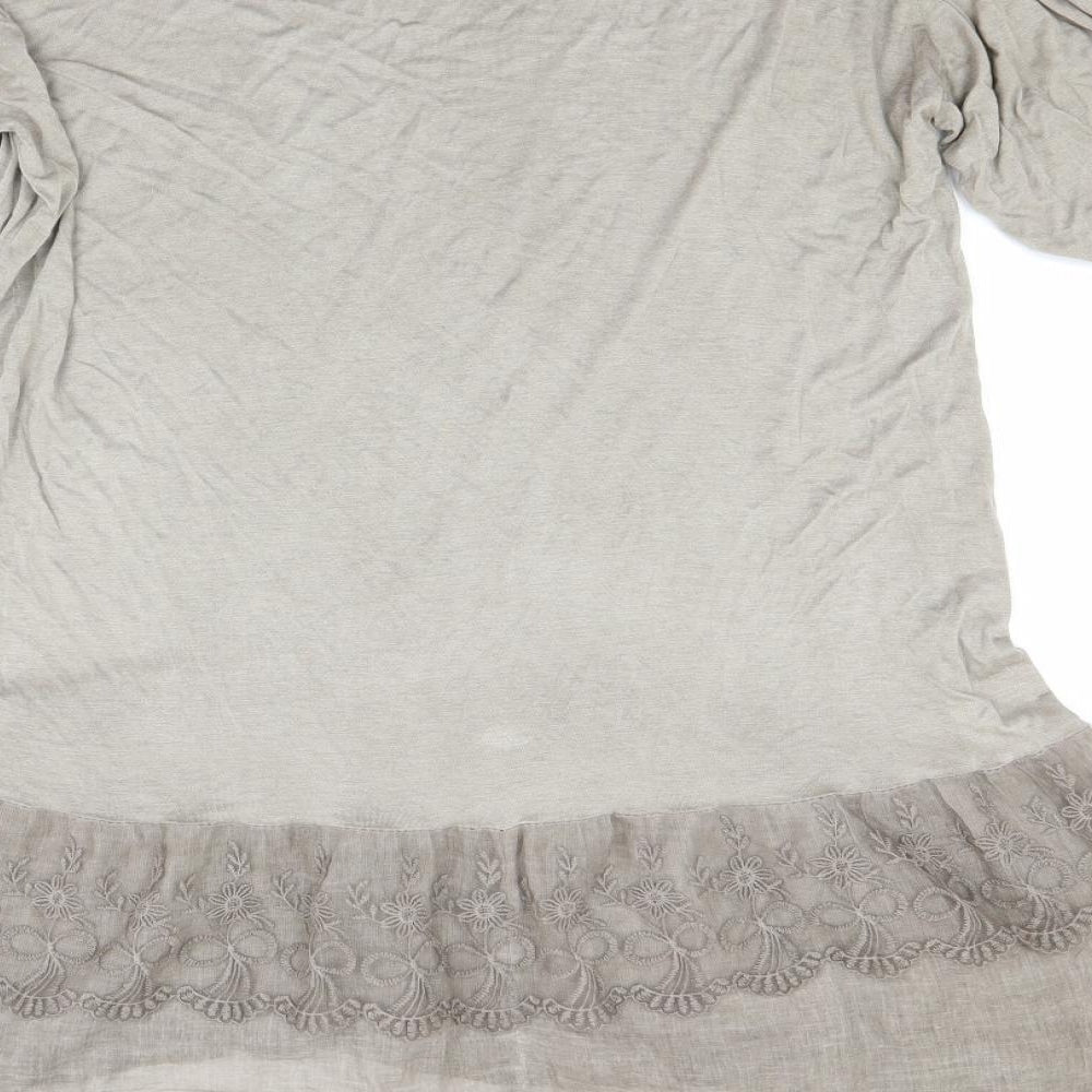 Kurt Muller Womens Brown A-Line Size L
