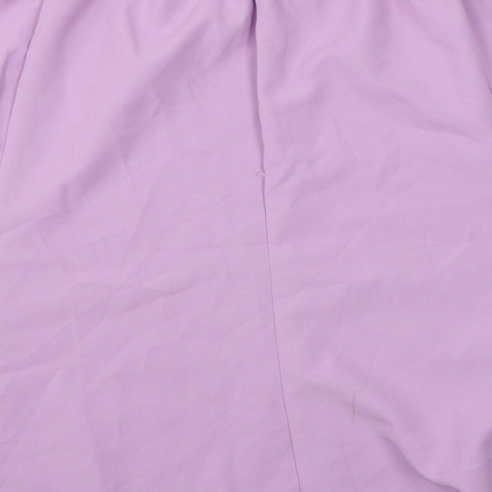 Slimma Womens Purple A-Line Skirt Size 30