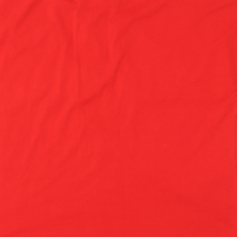Klass Womens Red Basic Blouse Size L