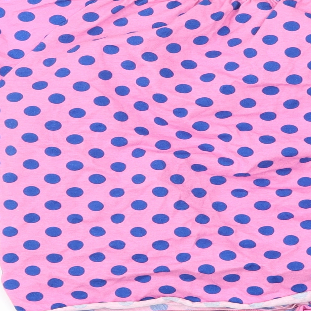 Zara Girls Pink Polka Dot Basic Blouse Size 13-14 Years