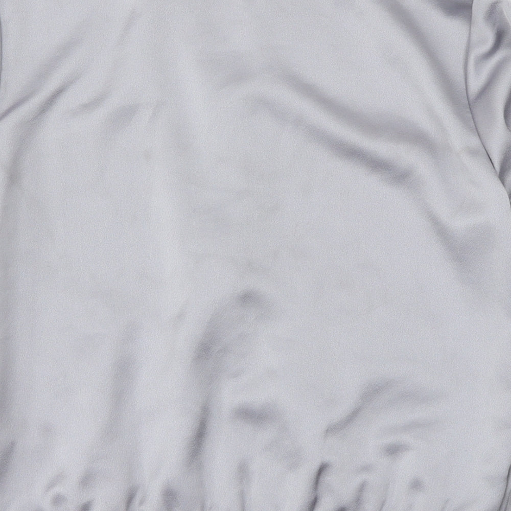 Topshop Womens Grey Jacket Size 8