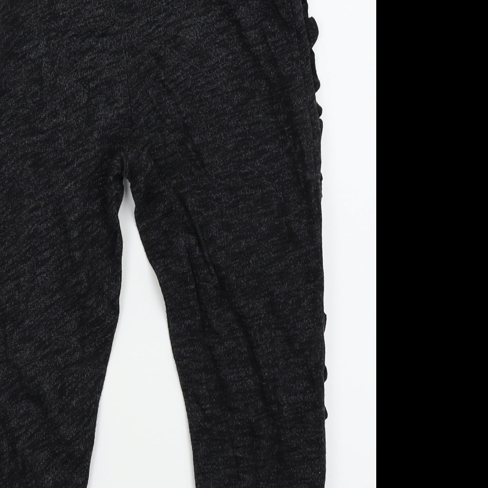 outfit kids Girls Black Jogger Trousers Size 9 Years