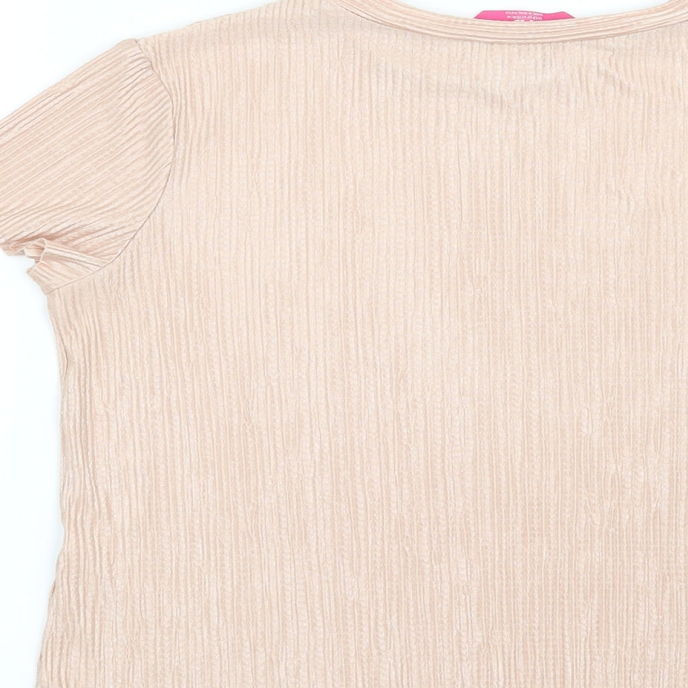 Young Dimension Girls Pink Basic Blouse Size 12-13 Years