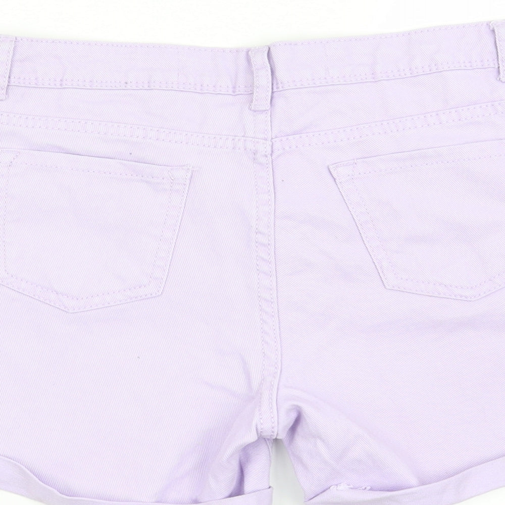 Denim CO Womens Purple Cut-Off Shorts Size 6