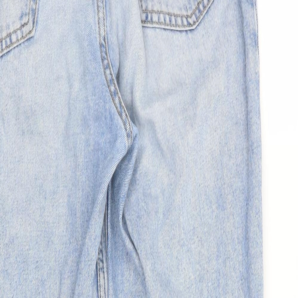H&M Womens Blue Straight Jeans Size 6 L27 in