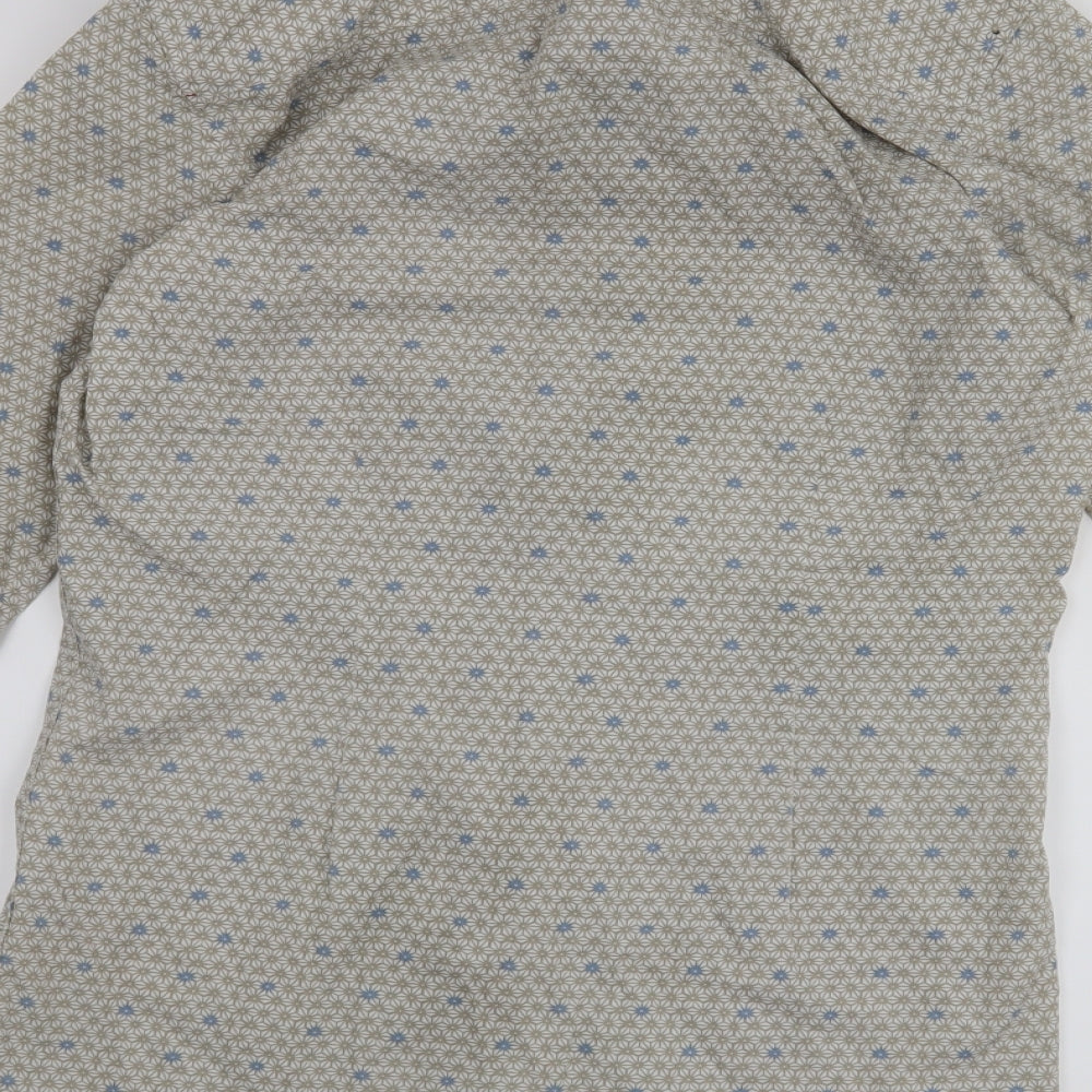 NEXT Mens Beige Button-Up Size 14.5