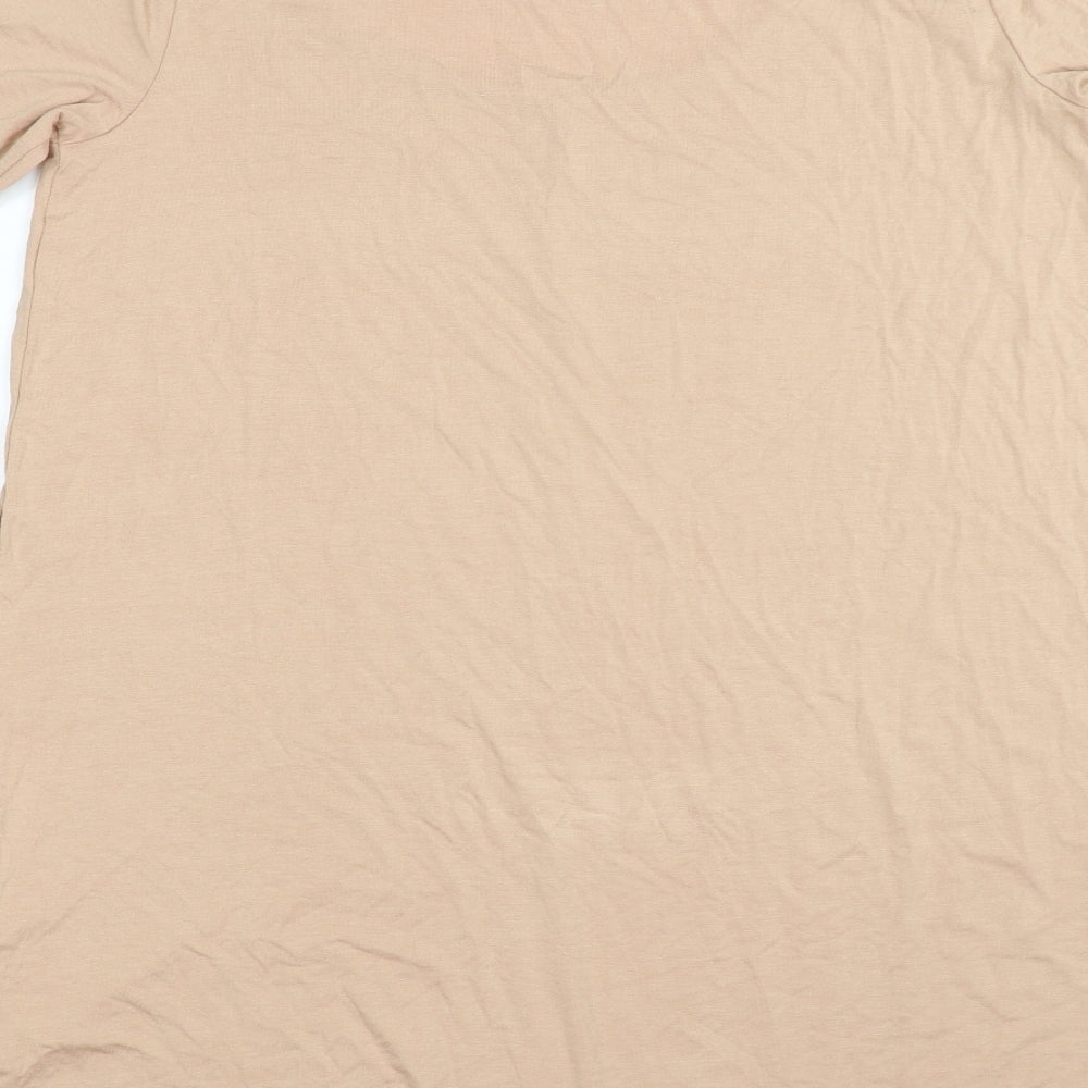 ASOS Womens Beige Tunic T-Shirt Size 12
