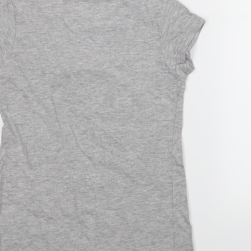 I love girls wear Girls Grey Basic T-Shirt Size 7 Years
