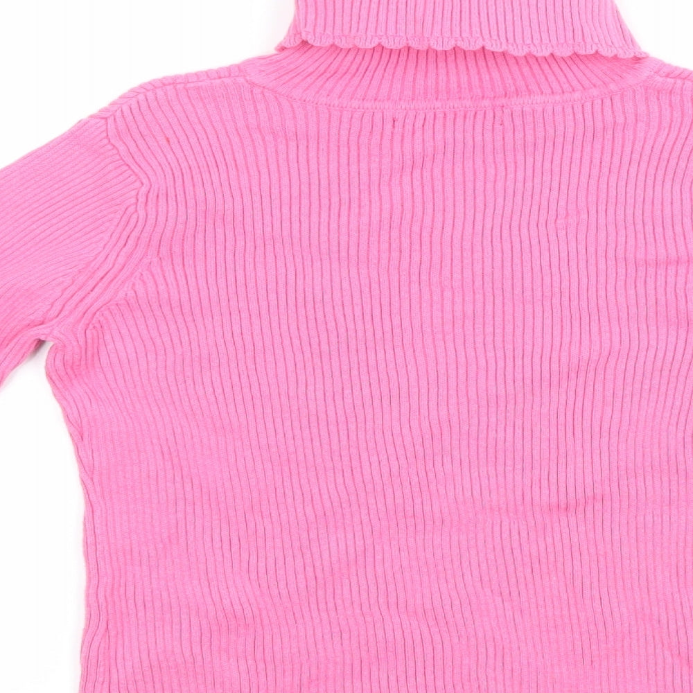 Preworn Girls Pink Pullover Jumper