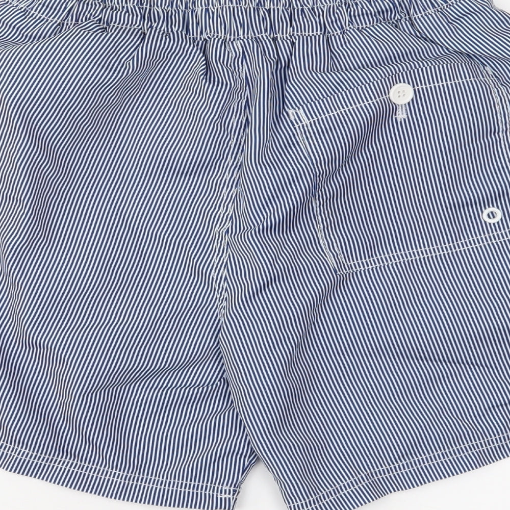 Preworn Mens Black Striped Cargo Shorts Size S