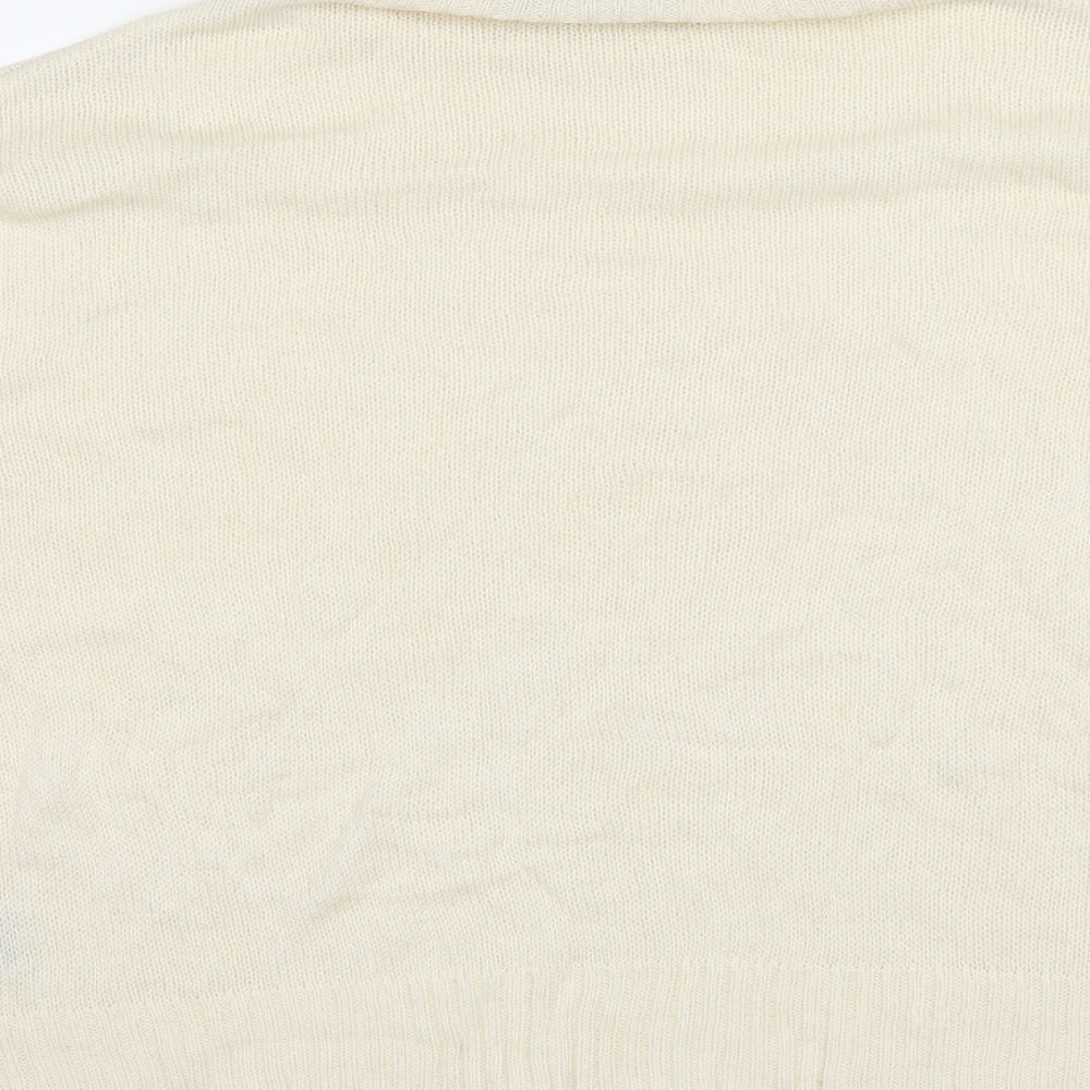 Brave Soul Womens Ivory Pullover Jumper Size L