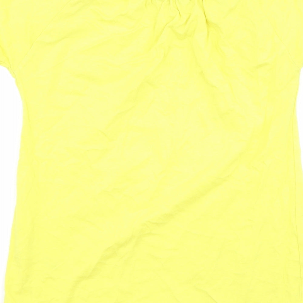 George Girls Yellow Basic T-Shirt Size 10-11 Years - Aloha