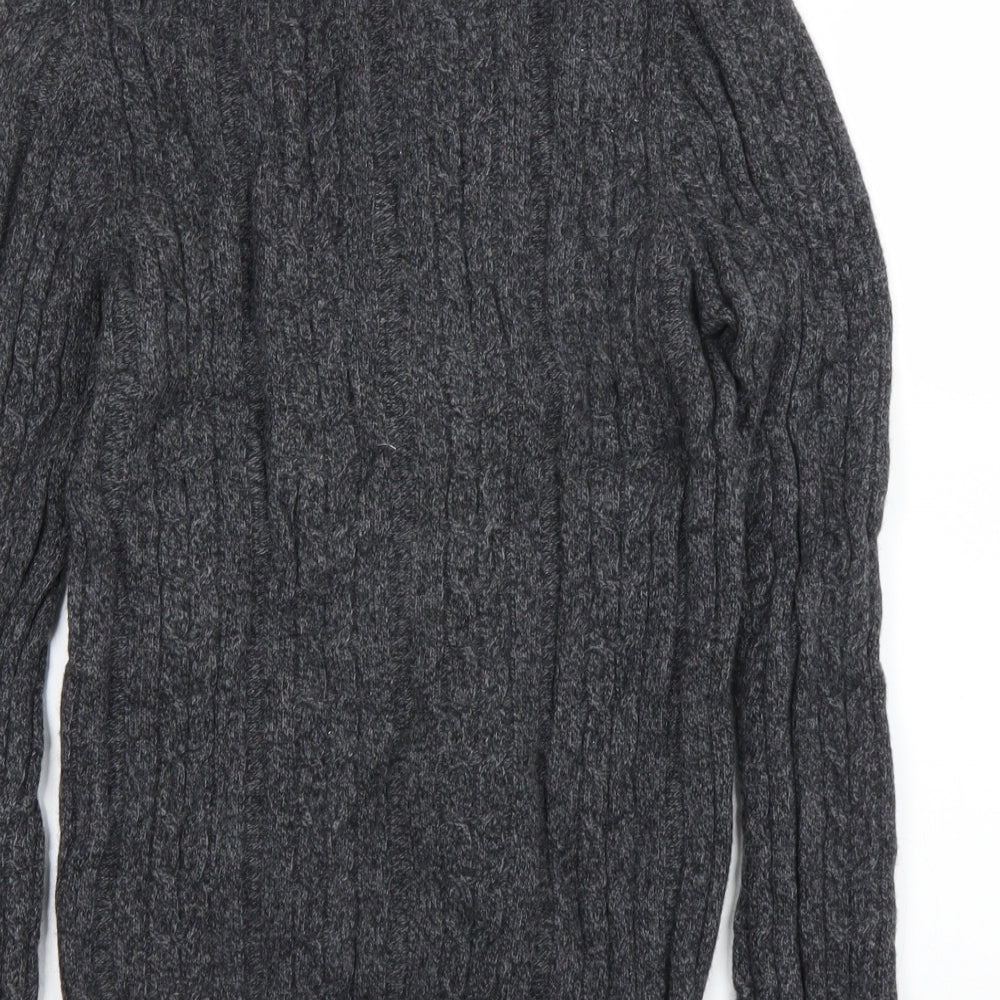 Collezione Womens Grey Pullover Jumper Size S