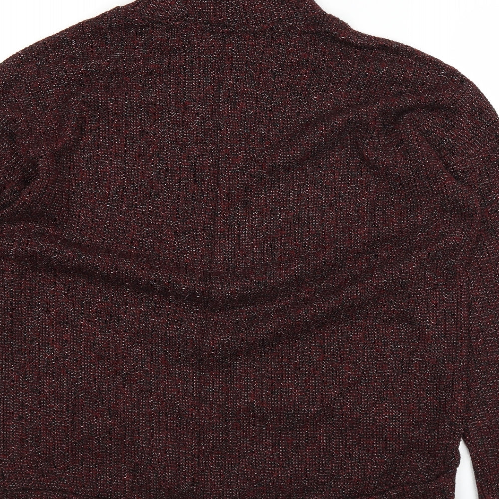 Topshop Womens Red Pullover Jumper Size 10