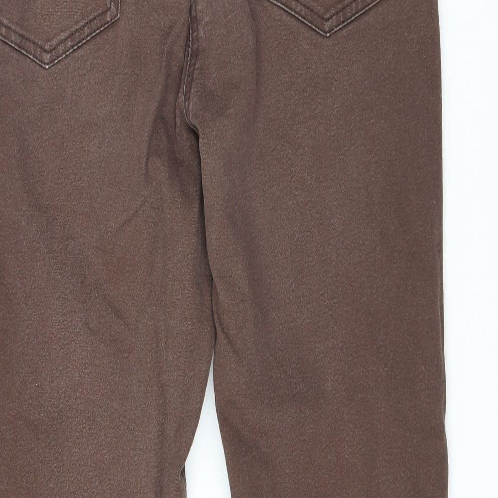 Le Bon Marché Womens Brown Straight Jeans Size 12 L26 in