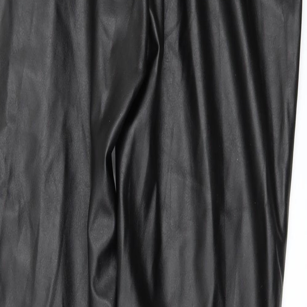 Primark Womens Black Trousers Size S L28 in