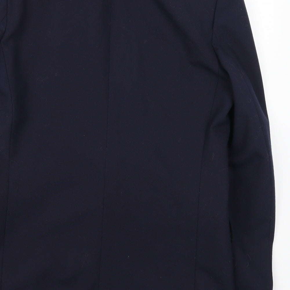 International Fashion Mens Blue Jacket Suit Jacket Size 40