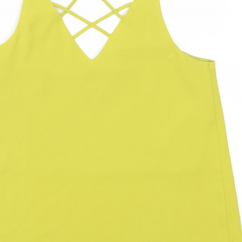 River Island Womens Green Basic Tank Size 8