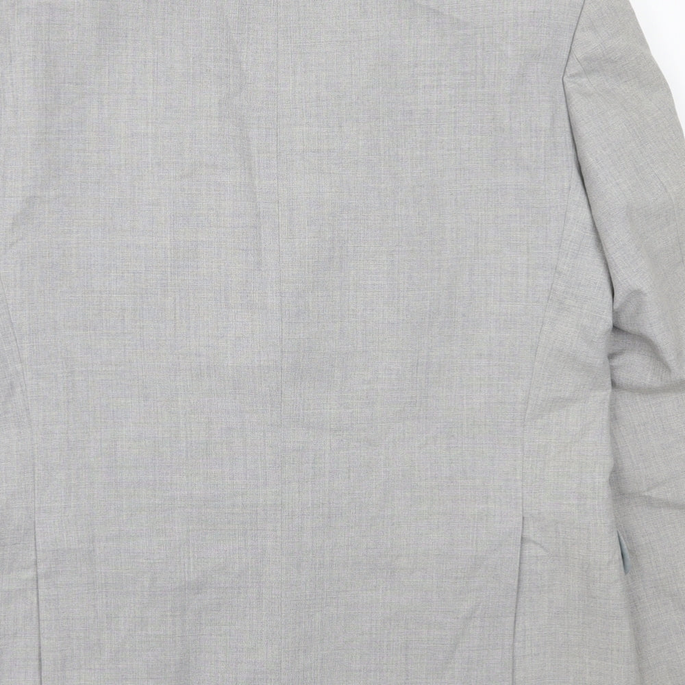 Greenwoods Mens Grey Jacket Suit Jacket Size 42