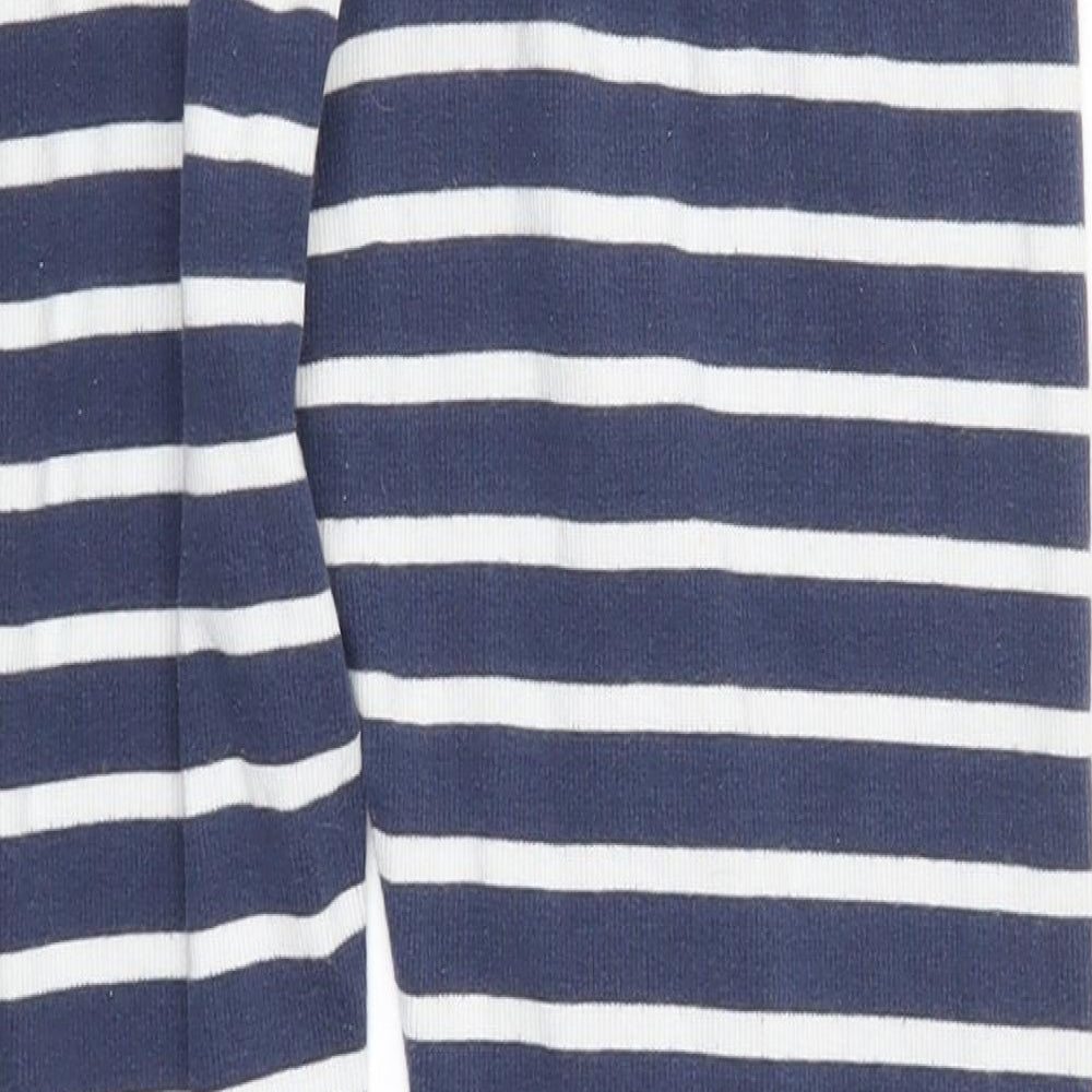 Marks & Spencer Girls Blue Striped Snow Pants Trousers Size 11-12 Years
