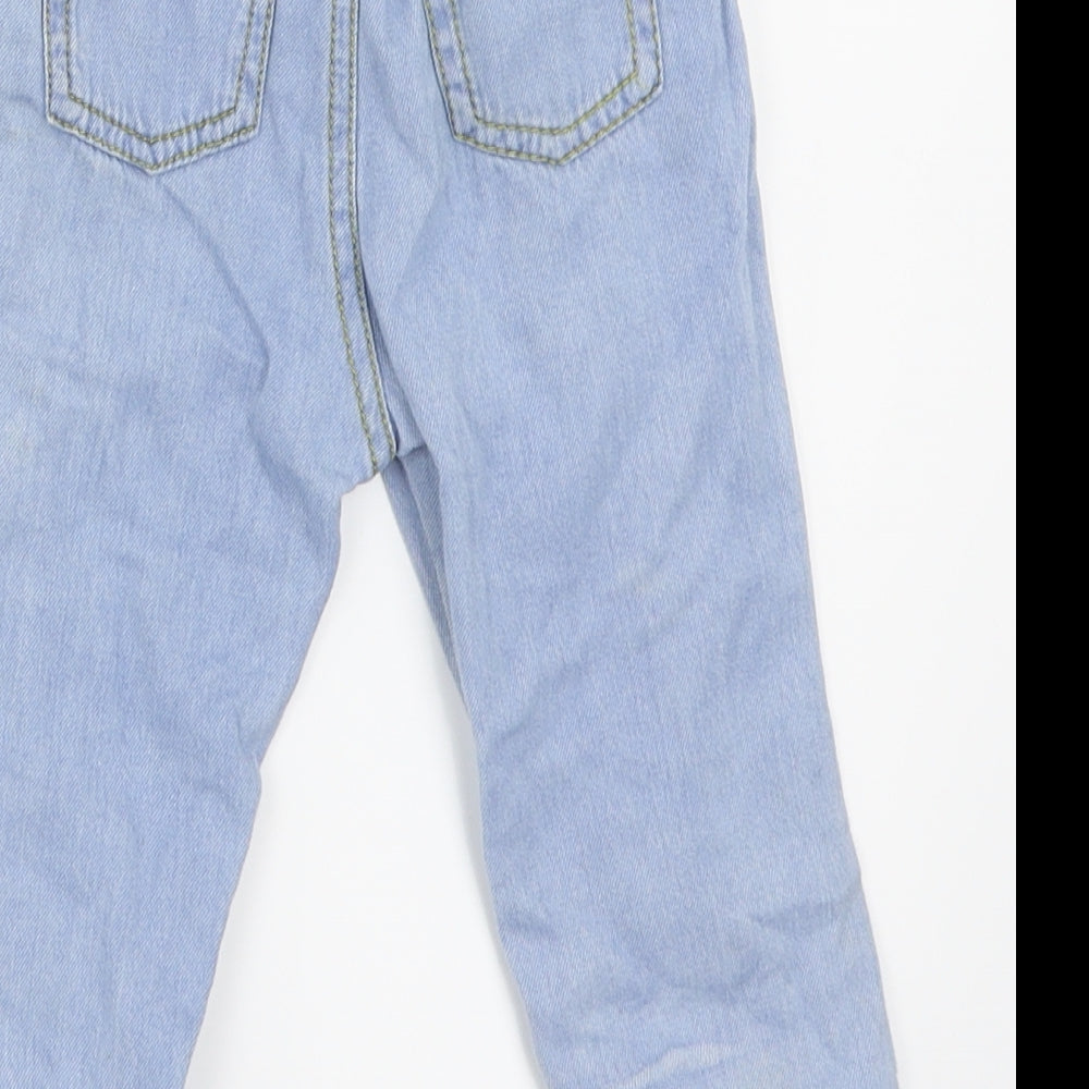 George Girls Blue Jogger Jeans Size 12-18 Months