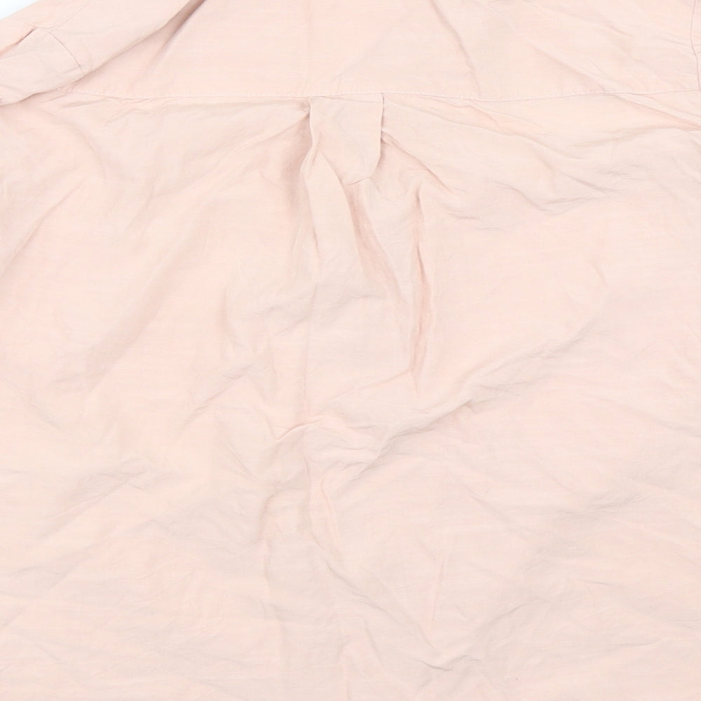 Dorothy Perkins Womens Pink Basic Button-Up Size 8