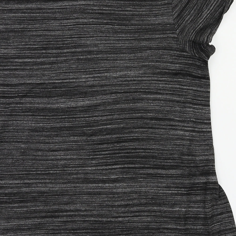 payapa Womens Black Basic T-Shirt Size 12
