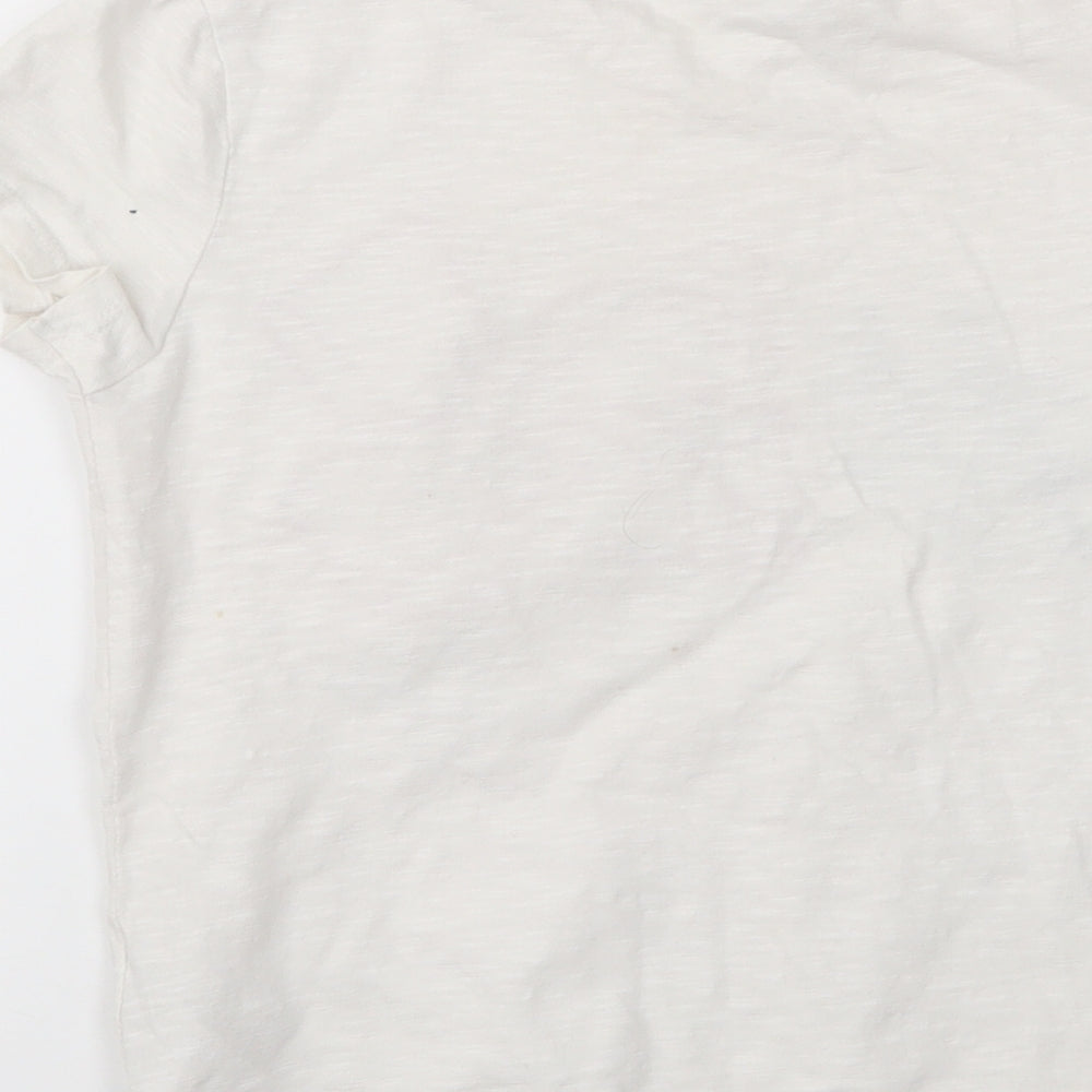 Nickelodeon Girls White Jersey Basic T-Shirt Size 8-9 Years